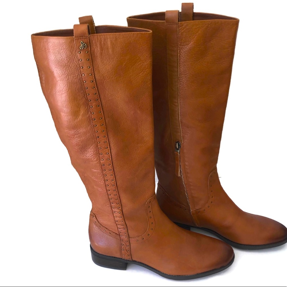Sam Edelman knee length boots.size 9.5. Leather.